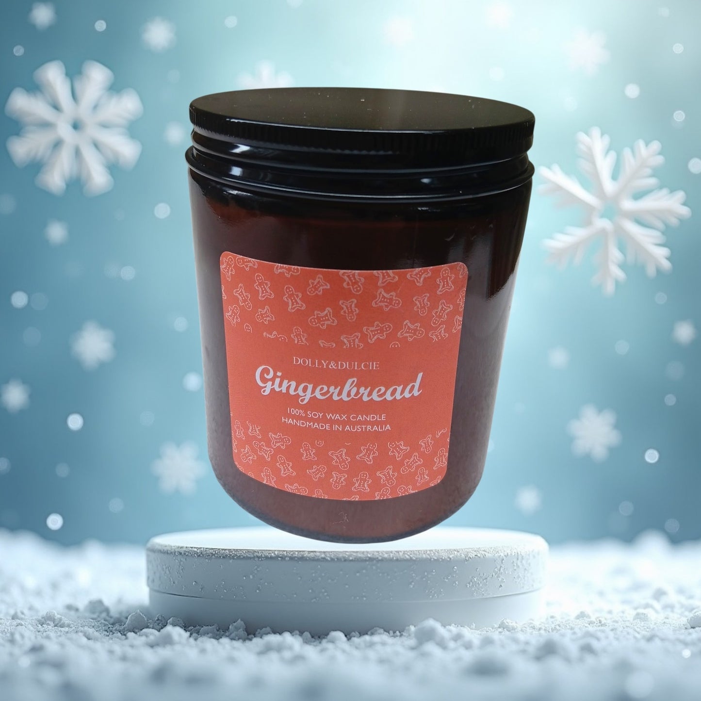 Gingerbread candle