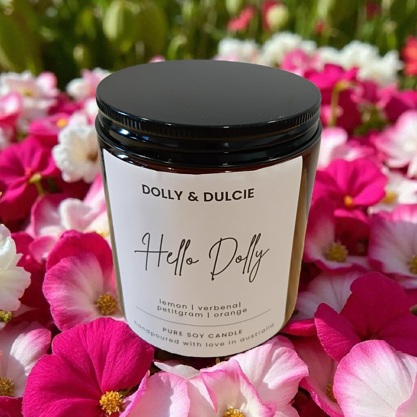Hello Dolly candle