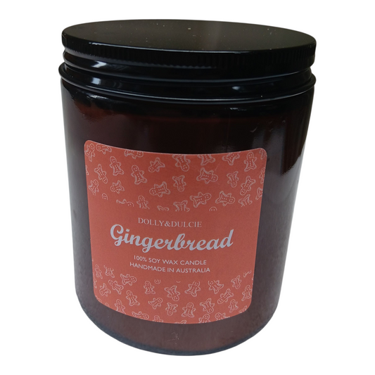 Gingerbread Christmas candle