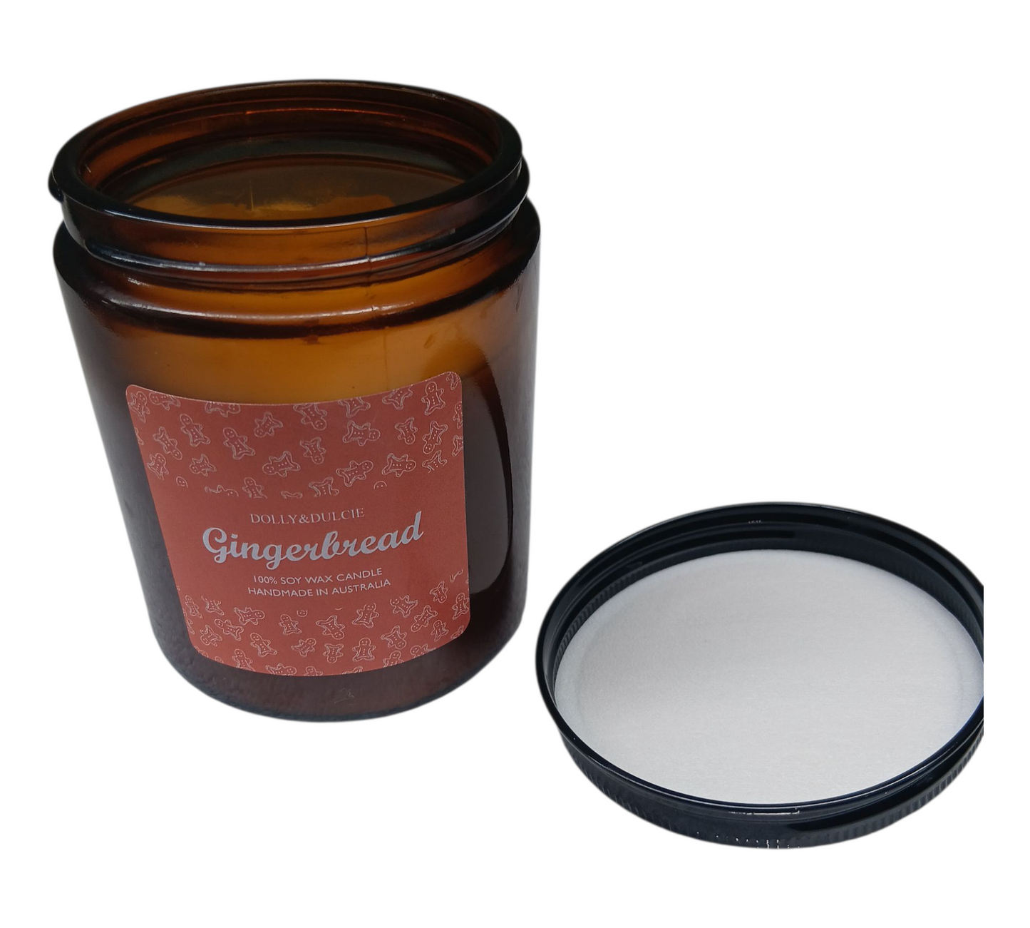 Gingerbread Christmas candle