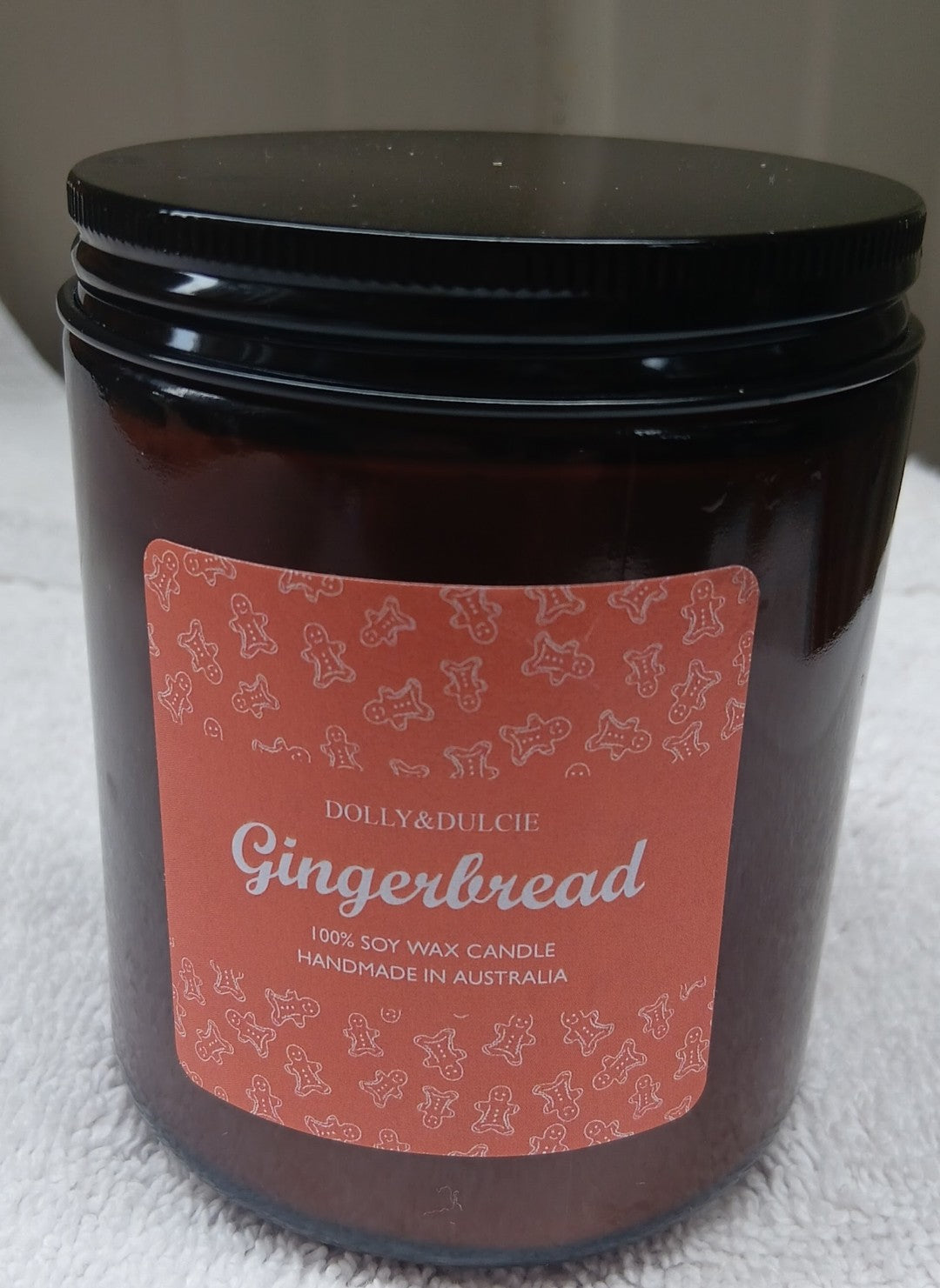 Gingerbread candle