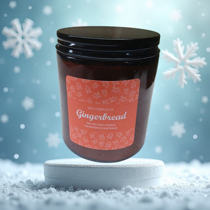 Gingerbread candle