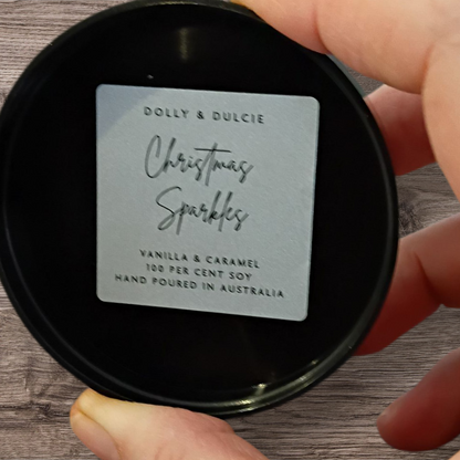 Christmas sparkles  candle